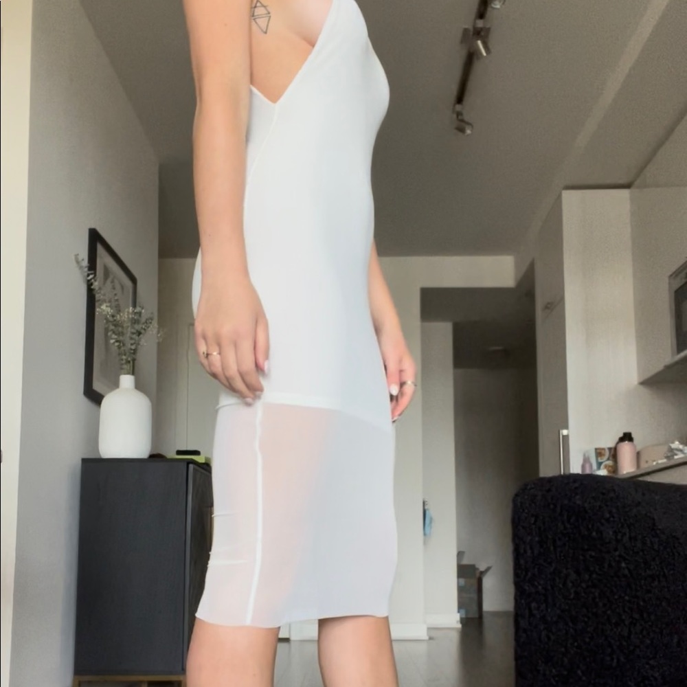 White DASH pool party dress